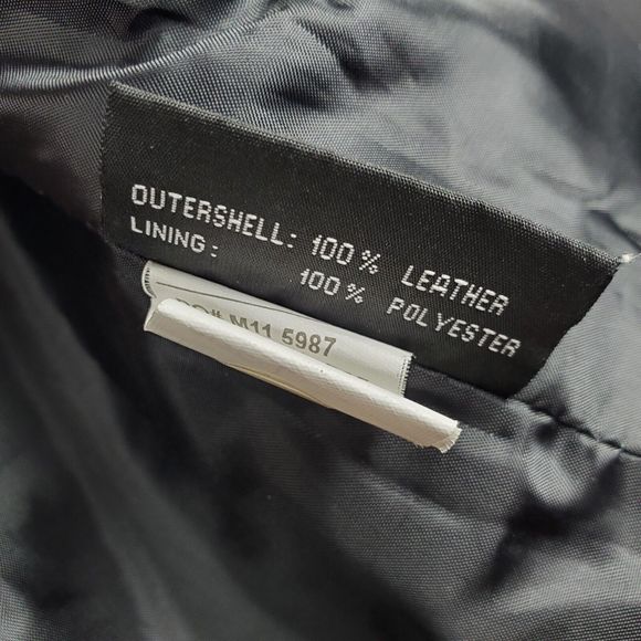 First Classics Vietnam Veteran Marines Semper Fidelis Black Leather Vest L - Picture 7 of 8